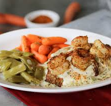 Cheddar's Creamy Garlic Tilapia & Shrimp